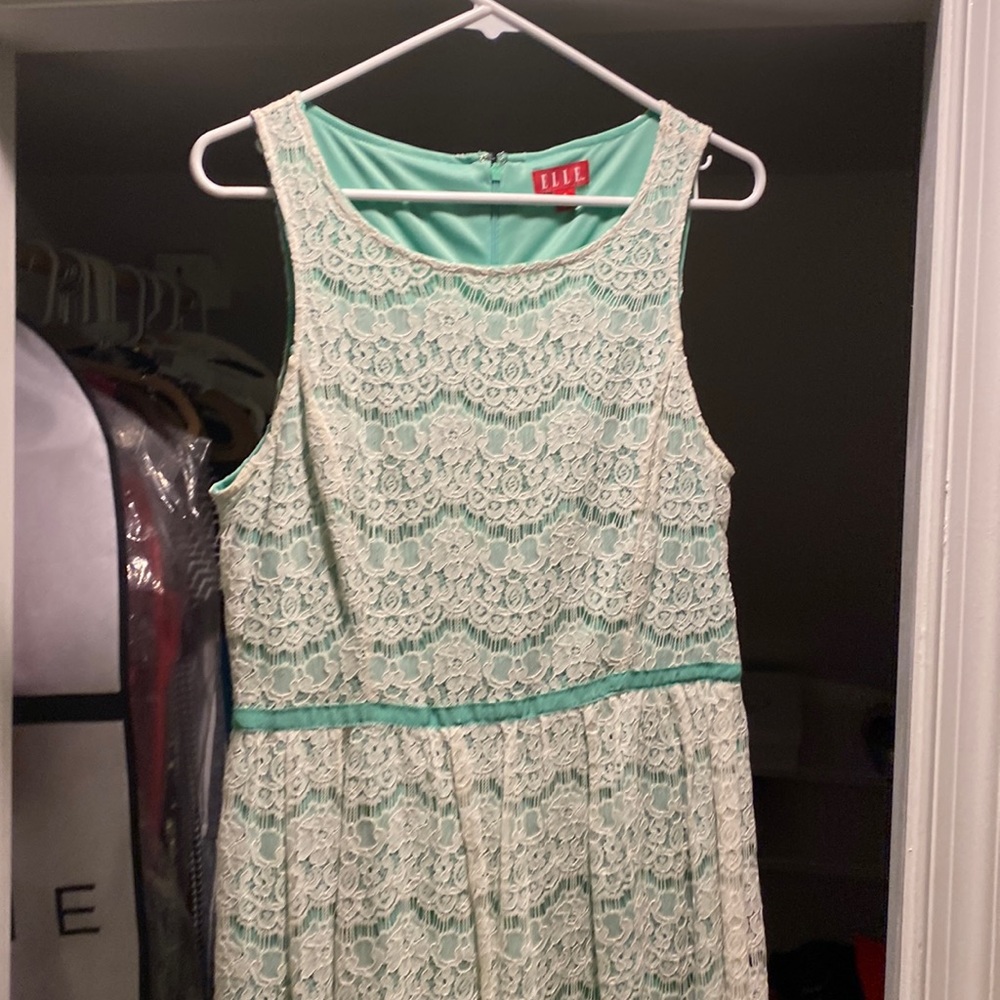 White lace dress